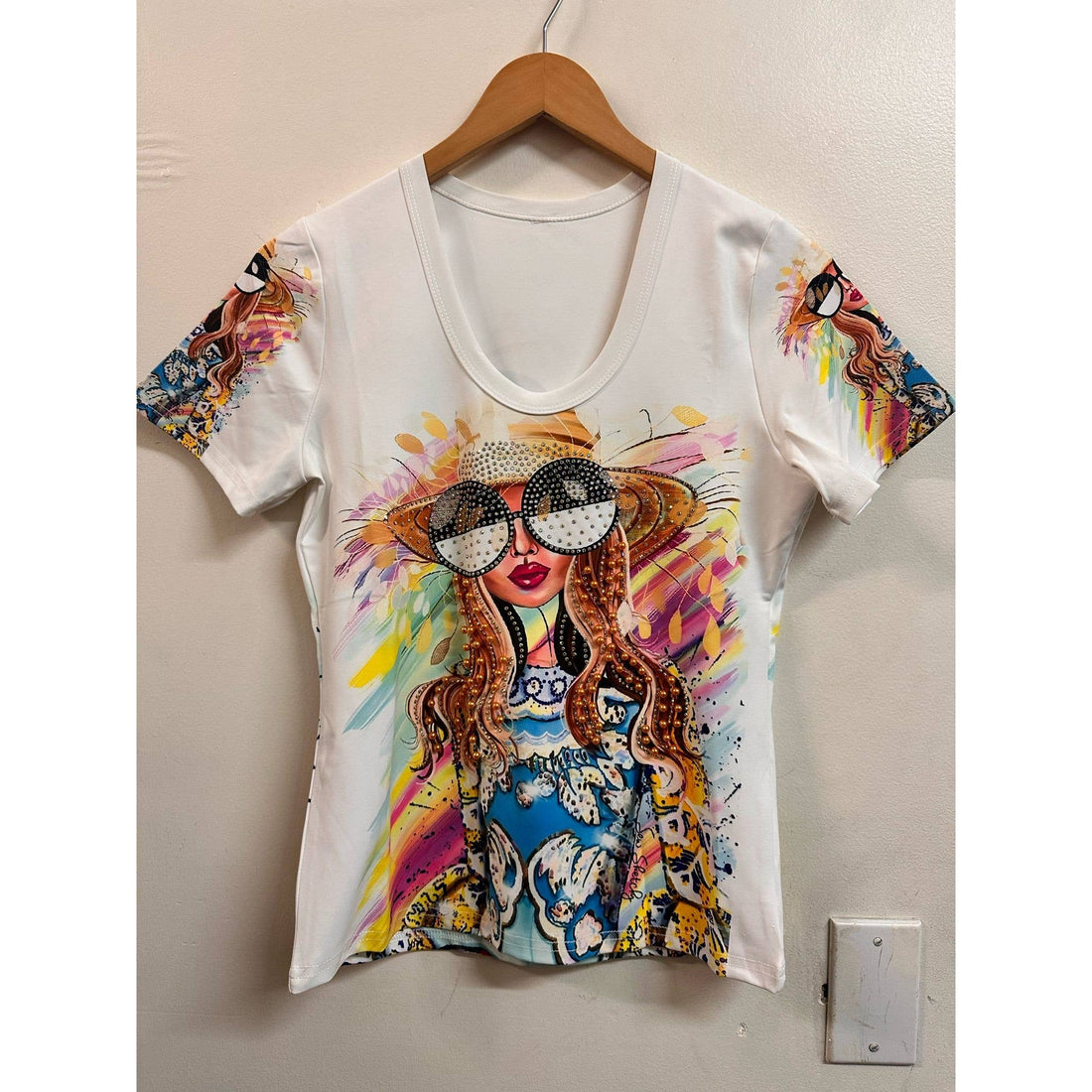 ONE-SIZE T-SHIRT OVERSIZED GRAPHIC MUSIC DESINE