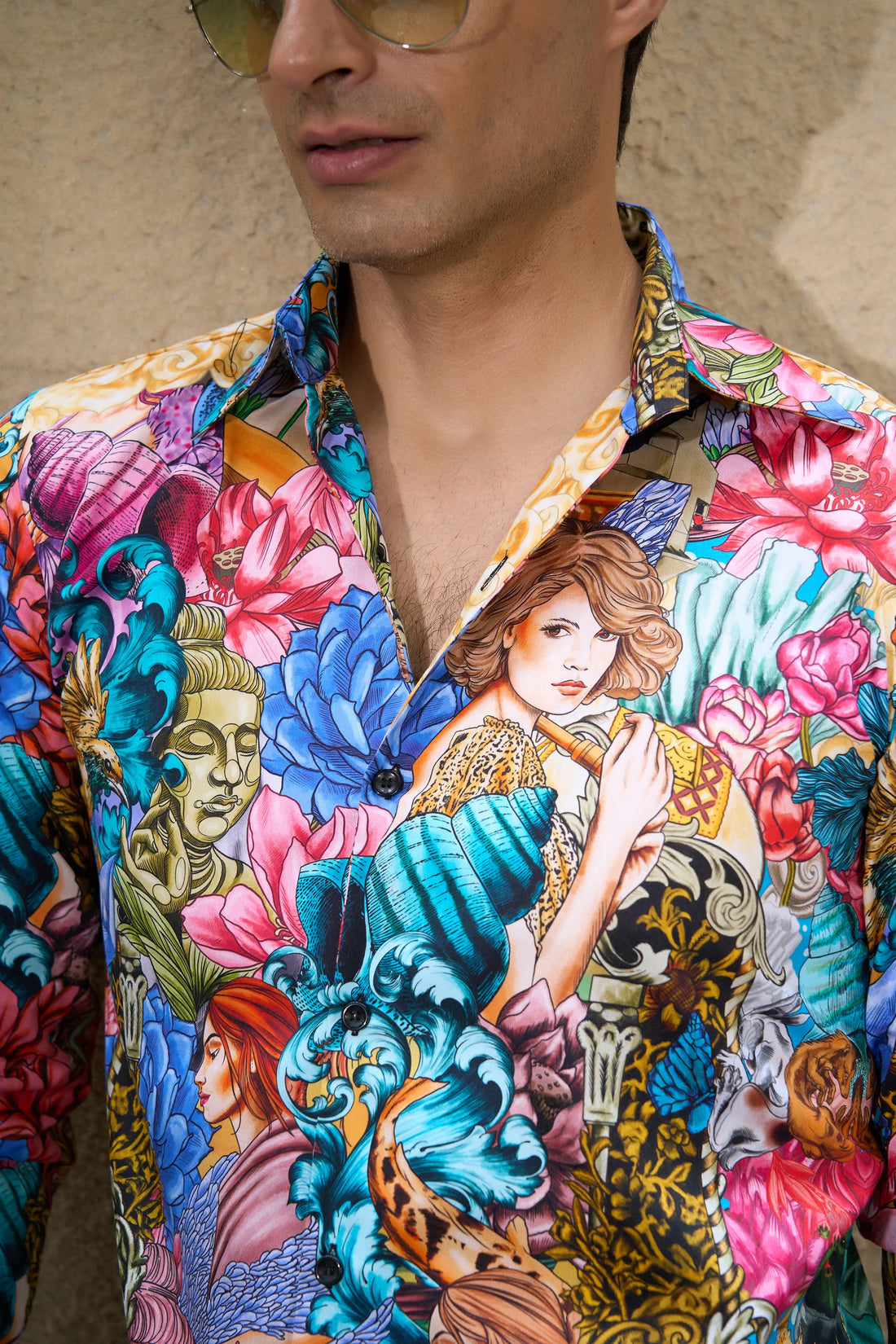 Mermaid Unique Printed Shirt for Men