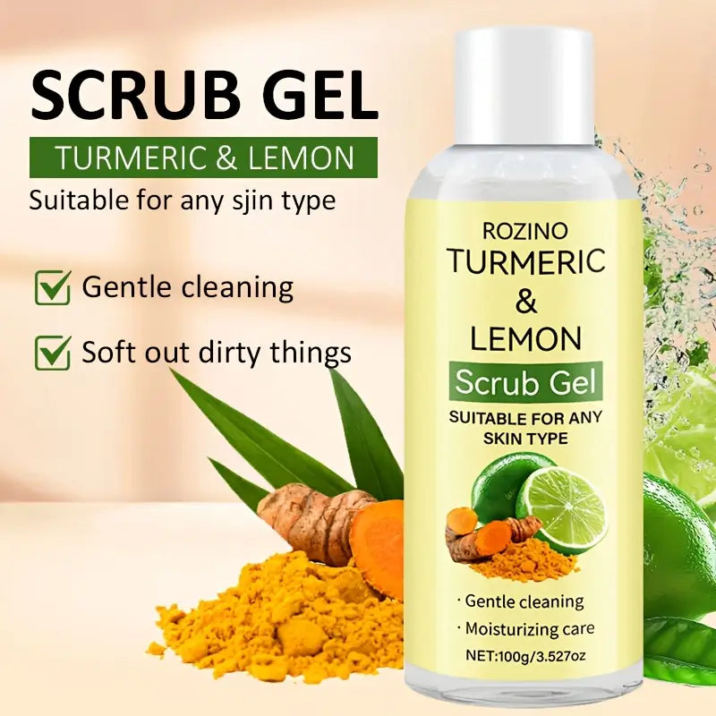 Scrub Gel 100g Moisturizing Care, Skin Brightening, Travel-Friendly Size