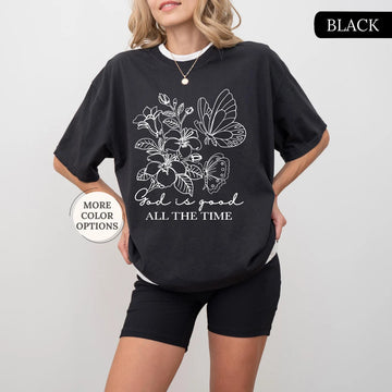 Floral Bible Verse Tee