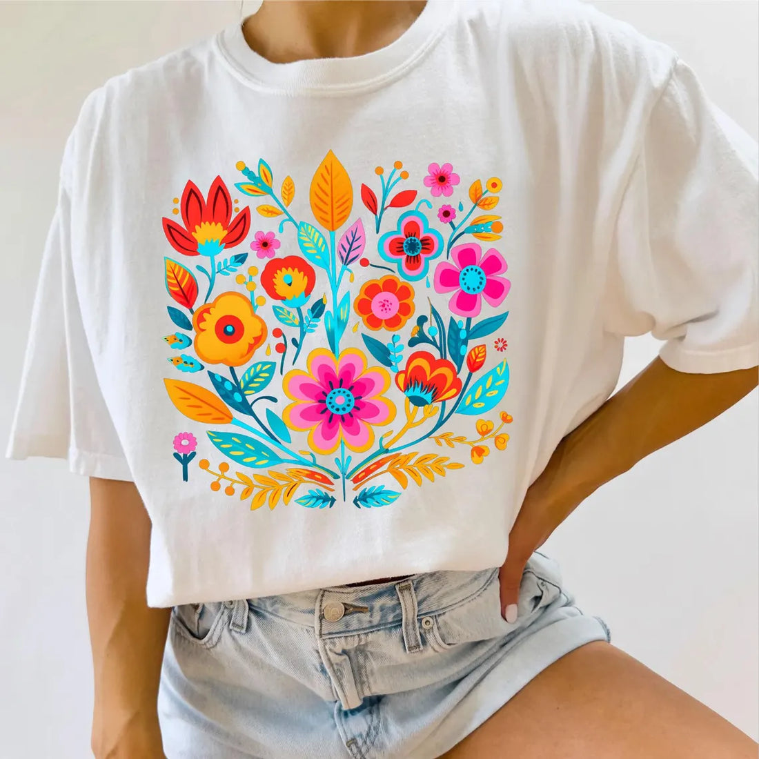 Floral T-shirt, Flower Lover Shir