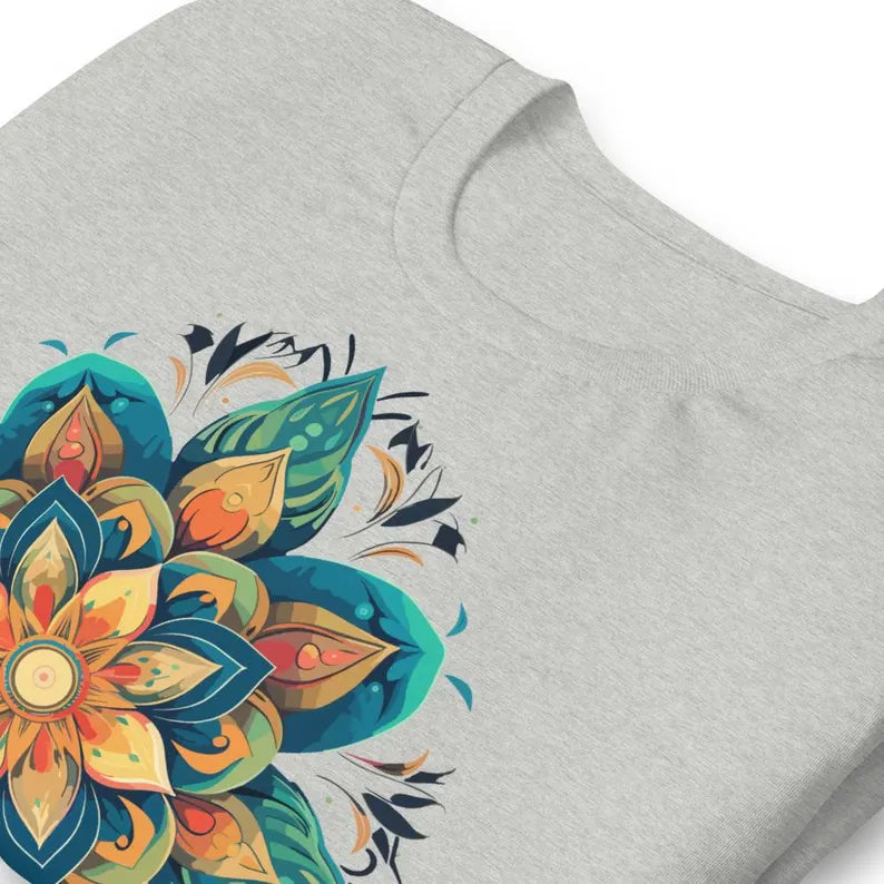 Floral Mandala T-shirt,